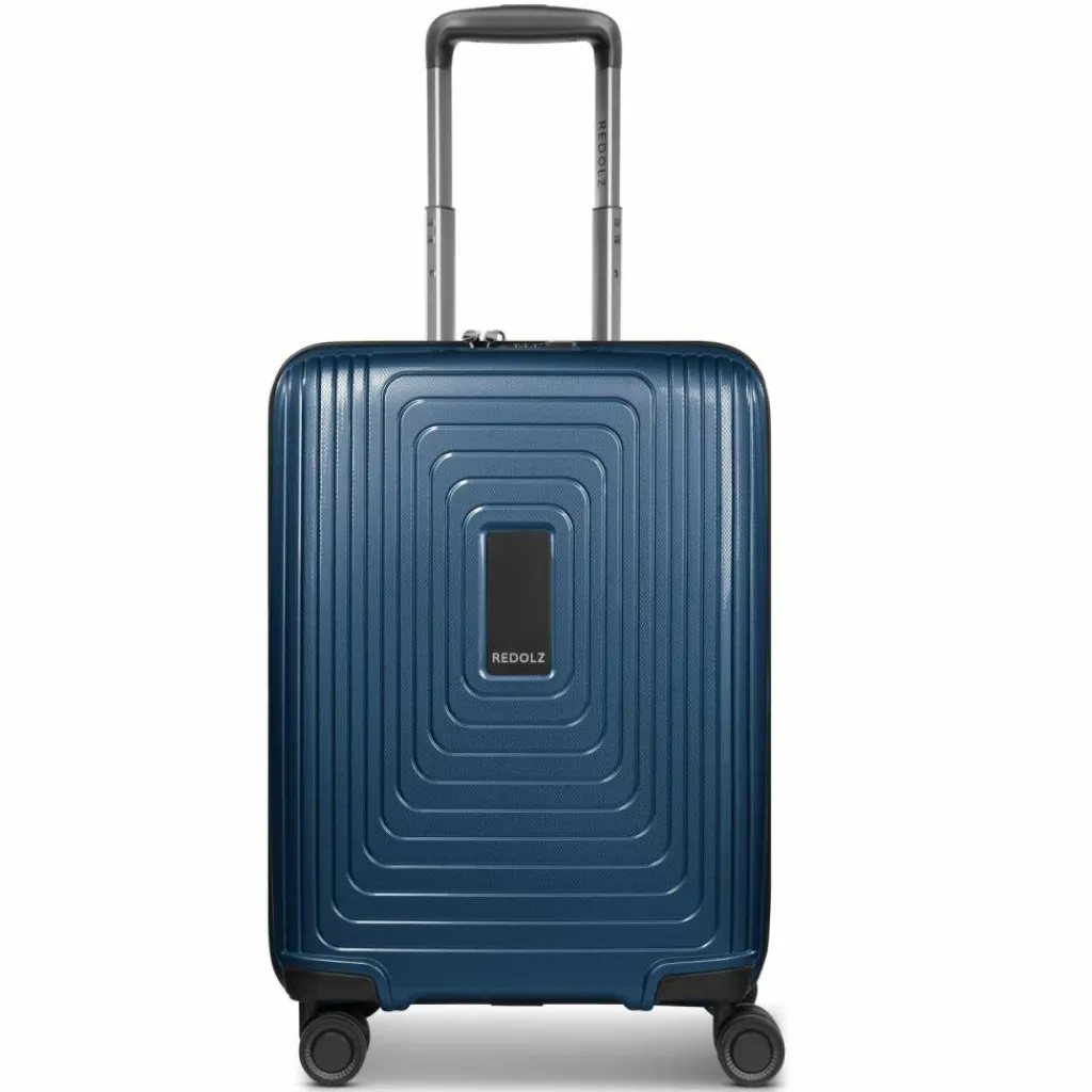 Redolz Hartgepäck Kabinengepäck|4-Rollen Kabinentrolleys<Essentials 14 4-Rollen Kabinentrolley 55 cm slim dark blue metallic