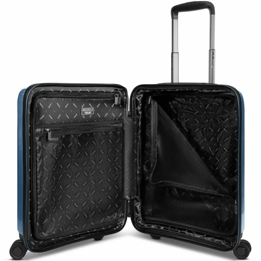 Redolz Hartgepäck Kabinengepäck|4-Rollen Kabinentrolleys<Essentials 14 4-Rollen Kabinentrolley 55 cm slim dark blue metallic