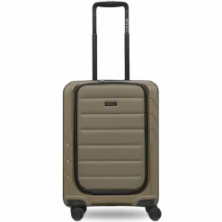 Redolz Hartgepäck Kabinengepäck|4-Rollen Kabinentrolleys<Essentials 17 4-Rollen Kabinentrolley 55 cm Soft-Pocket Laptopfach brown