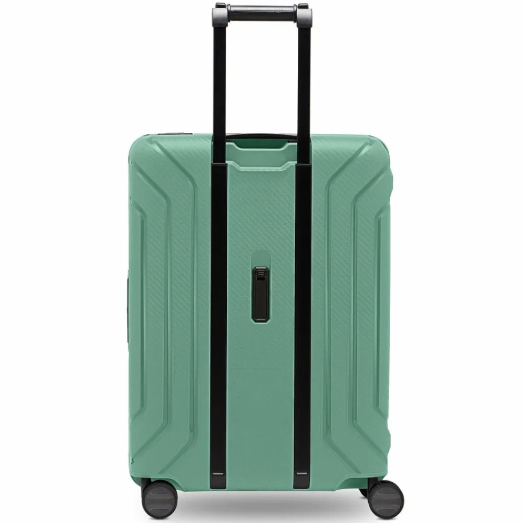Redolz Hartgepäck|4-Rollen Koffer<Essentials 15 4-Rollen Trolley 65 cm mit Dreipunkt-Verschluss sea green