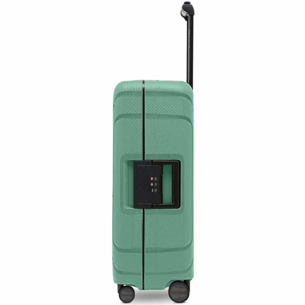 Redolz Hartgepäck|4-Rollen Koffer<Essentials 15 4-Rollen Trolley 65 cm mit Dreipunkt-Verschluss sea green