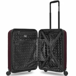 Discount Redolz Essentials 17 4-Rollen Kabinentrolley 55 cm Soft-Pocket Laptopfach burgundy