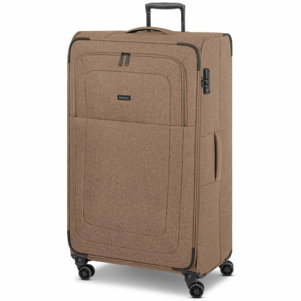 Hot Redolz Essentials 12 4-Rollen Trolley XL 90 cm sehr groß Sondergröße coffee