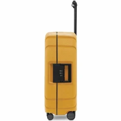 Clearance Redolz Essentials 15 4-Rollen Trolley 65 cm mit Dreipunkt-Verschluss dark yellow