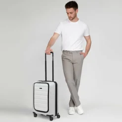 Redolz Essentials 17 4-Rollen Kabinentrolley 55 cm Soft-Pocket Laptopfach