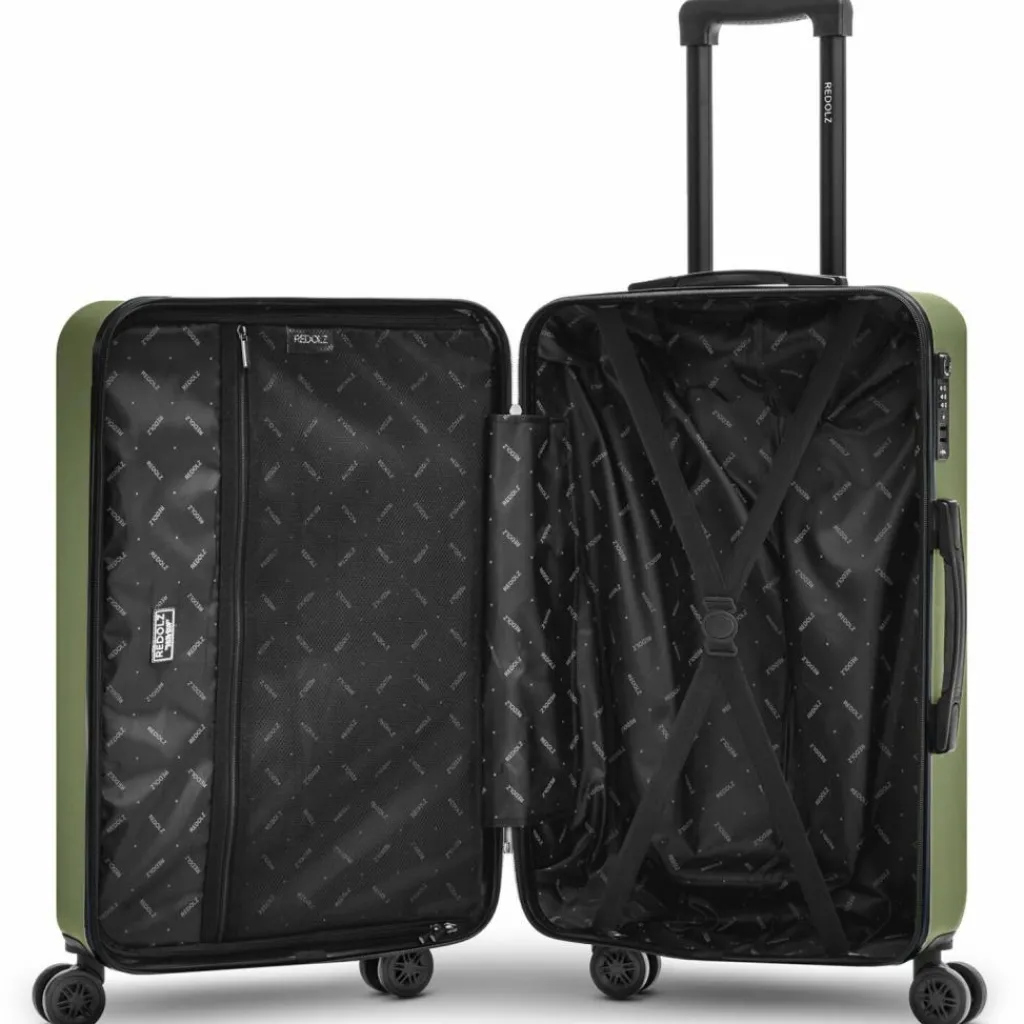 Redolz Koffersets Als Hartgepäck|Koffersets 3-Teilig<Essentials 09 3-SET 4 Rollen Kofferset 3-teilig olive