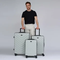 Redolz Koffersets Als Hartgepäck|Koffersets 3-Teilig<Essentials 07 3-SET 4 Rollen Kofferset 3-teilig silver-colored 2