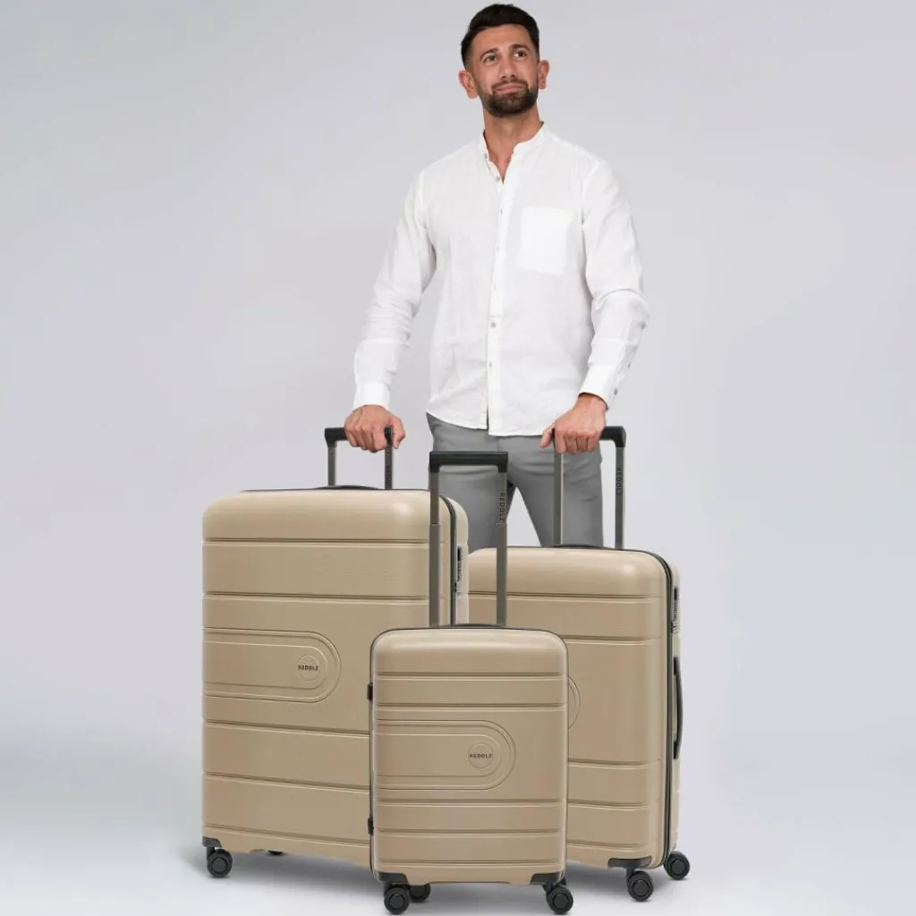 Hot Redolz Essentials 11 3-SET 4 Rollen Kofferset 3-teilig beige