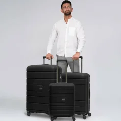 Redolz Koffersets Als Hartgepäck|Koffersets 3-Teilig<Essentials 11 3-SET 4 Rollen Kofferset 3-teilig black