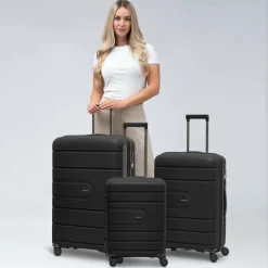 Redolz Koffersets Als Hartgepäck|Koffersets 3-Teilig<Essentials 11 3-SET 4 Rollen Kofferset 3-teilig black