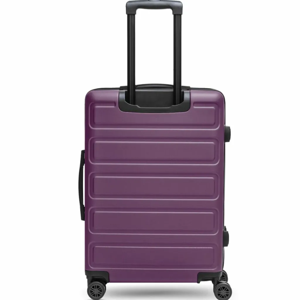 Clearance Redolz Essentials 08 3-SET 4 Rollen Kofferset 3-teilig purple