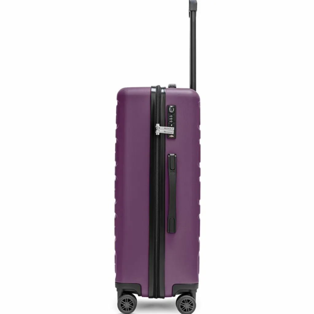 Clearance Redolz Essentials 08 3-SET 4 Rollen Kofferset 3-teilig purple