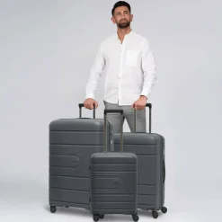 Redolz Koffersets Als Hartgepäck|Koffersets 3-Teilig<Essentials 11 3-SET 4 Rollen Kofferset 3-teilig dark grey