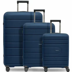 Sale Redolz Essentials 11 3-SET 4 Rollen Kofferset 3-teilig dark blue