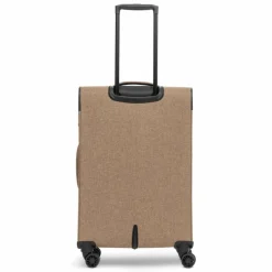 Outlet Redolz Essentials 12 THREE SET 4 Rollen Kofferset 3-teilig mit Dehnfalte coffee