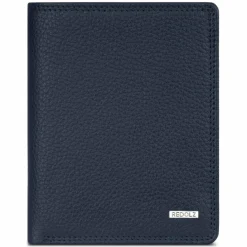 Clearance Redolz Leather Essentials HF Geldbörse RFID Leder 9,5 cm ausklappbar navy