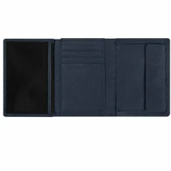 Clearance Redolz Leather Essentials HF Geldbörse RFID Leder 9,5 cm ausklappbar navy