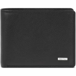 Herren Redolz Leather Essentials QF Geldbörse RFID Leder 12 cm ausklappbar