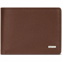 Herren Redolz Leather Essentials QF Geldbörse RFID Leder 12 cm ausklappbar mit Reißverschlussfach