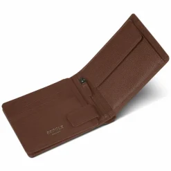 Herren Redolz Leather Essentials QF Geldbörse RFID Leder 12 cm ausklappbar mit Reißverschlussfach