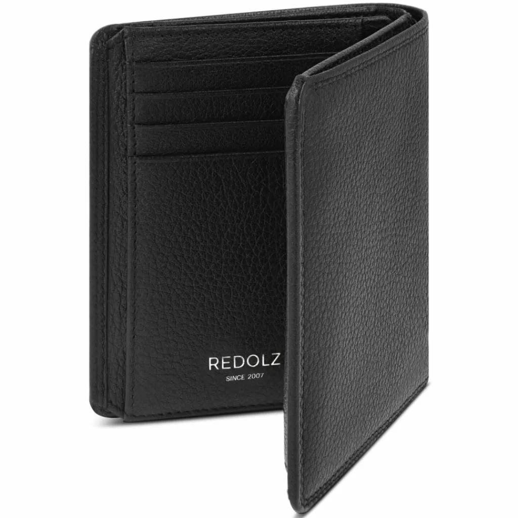 Herren Redolz Leather Essentials HF Geldbörse RFID Leder 9,5 cm ausklappbar