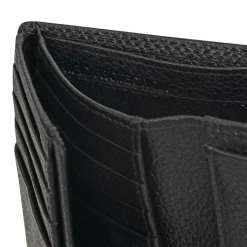Redolz Herrengeldbörsen Hochformat<Leather Essentials HF Geldbörse RFID Leder 9,5 cm ausklappbar all black