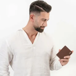 Redolz Leather Essentials QF Geldbörse RFID Leder 11,5 cm cognac