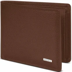 Redolz Leather Essentials QF Geldbörse RFID Leder 11,5 cm cognac
