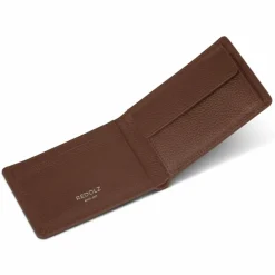 Online Redolz Leather Essentials QF kleine Geldbörse RFID Leder 10,5 cm cognac