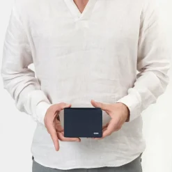 Herren Redolz Leather Essentials QF Geldbörse RFID Leder 12 cm ausklappbar mit Reißverschlussfach