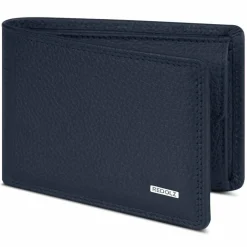 Herren Redolz Leather Essentials QF kleine Geldbörse RFID Leder 10,5 cm
