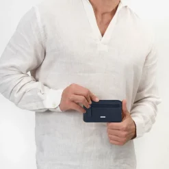 Hot Redolz Leather Essentials Schlüsseletui Leder 11.5 cm navy