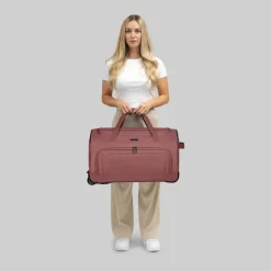 Discount Redolz Duffle Essentials 2 Rollen Reisetasche 61 cm rose