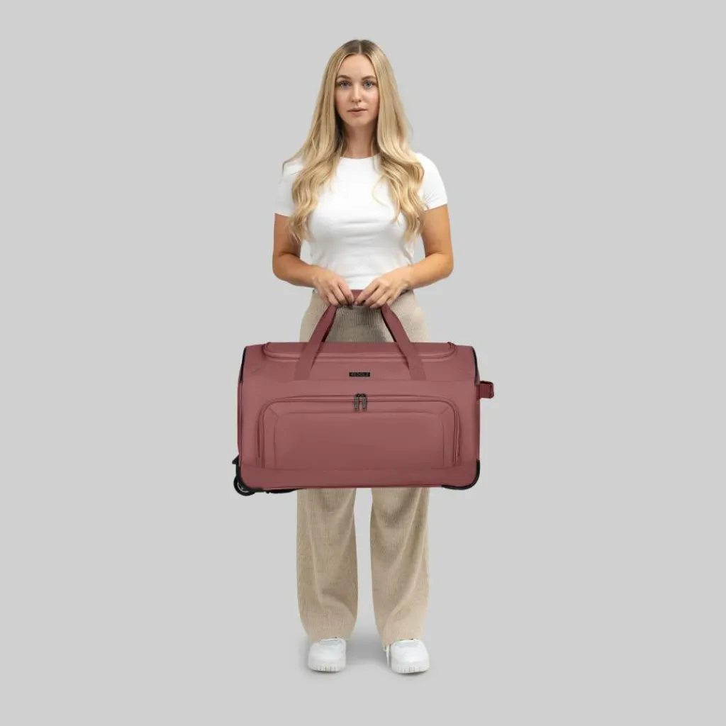 Discount Redolz Duffle Essentials 2 Rollen Reisetasche 61 cm rose