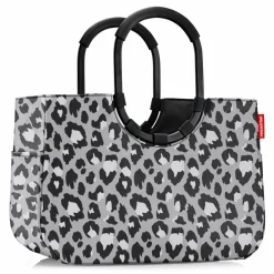 reisenthel Shopper|Schultertaschen<Loopshopper L Frame Shopper Tasche 46 cm leo nero