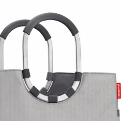 Outlet reisenthel Loopshopper L Shopper Tasche 46 cm herringbone grey