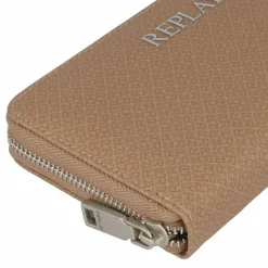 Replay Damengeldbörsen Querformat<Geldbörse 19 cm dirty pale beige - black