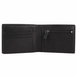 New Replay Geldbörse RFID Schutz Leder 13 cm black