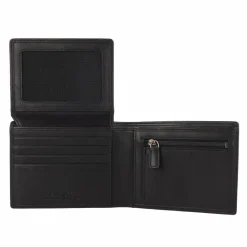 New Replay Geldbörse RFID Schutz Leder 13 cm black