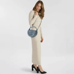 Replay Handtasche 21 cm washed denim