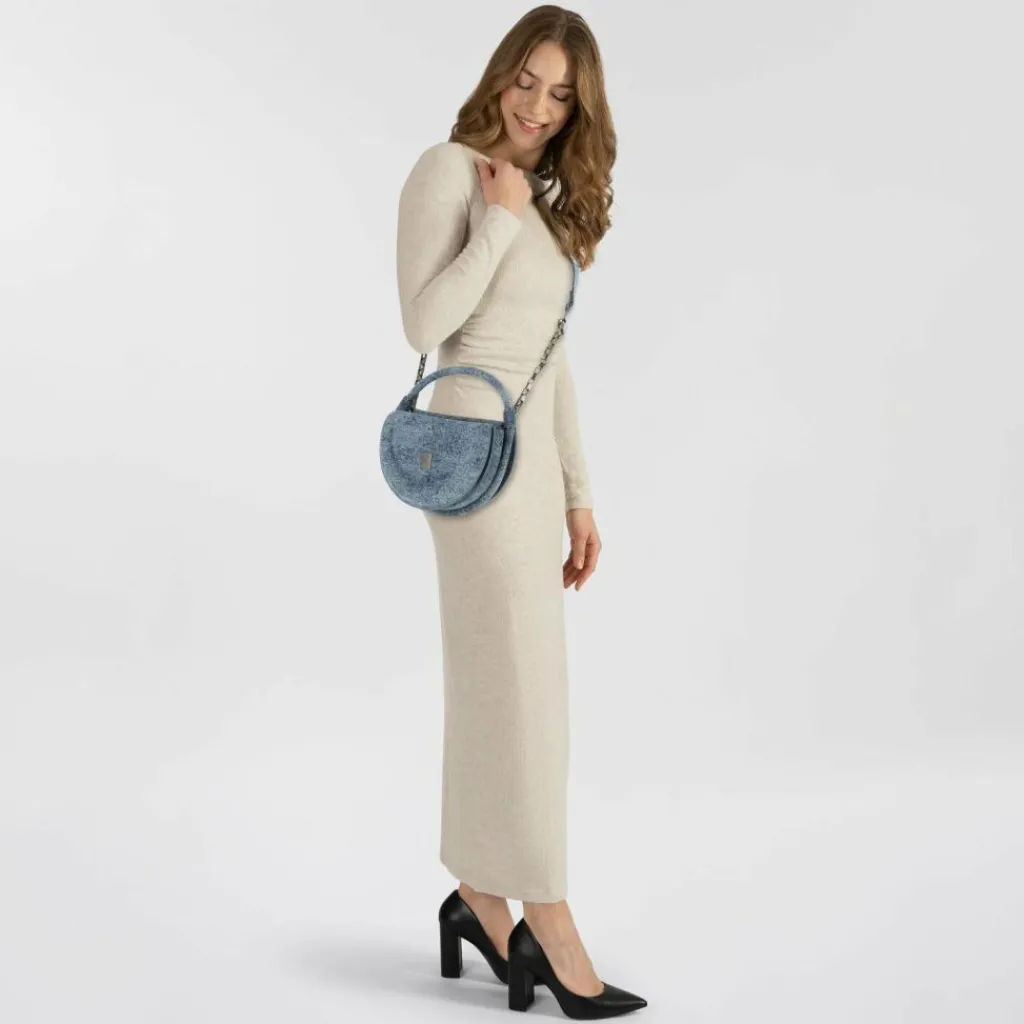 Replay Handtasche 21 cm washed denim