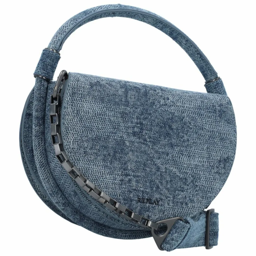 Replay Handtasche 21 cm washed denim