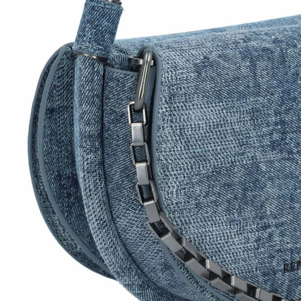 Replay Handtasche 21 cm washed denim