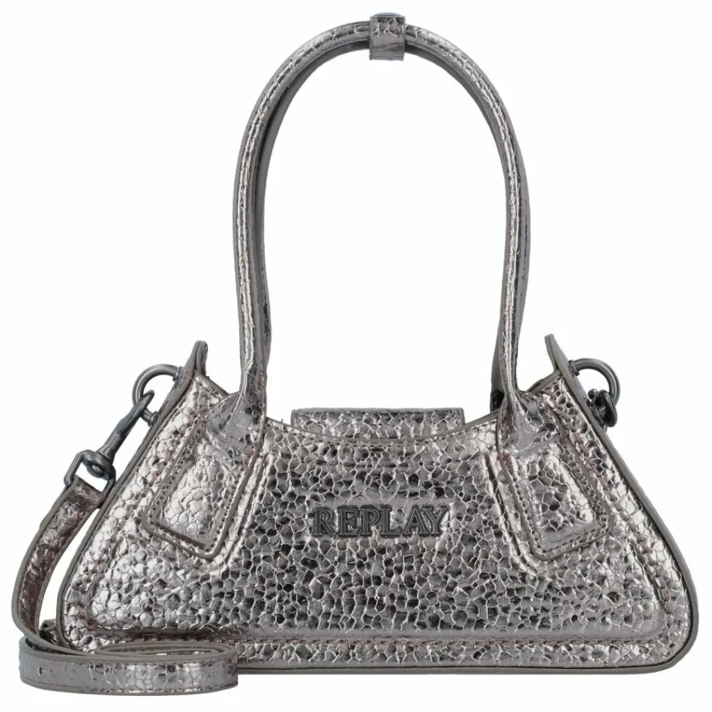 Hot Replay Handtasche 28 cm gun metal