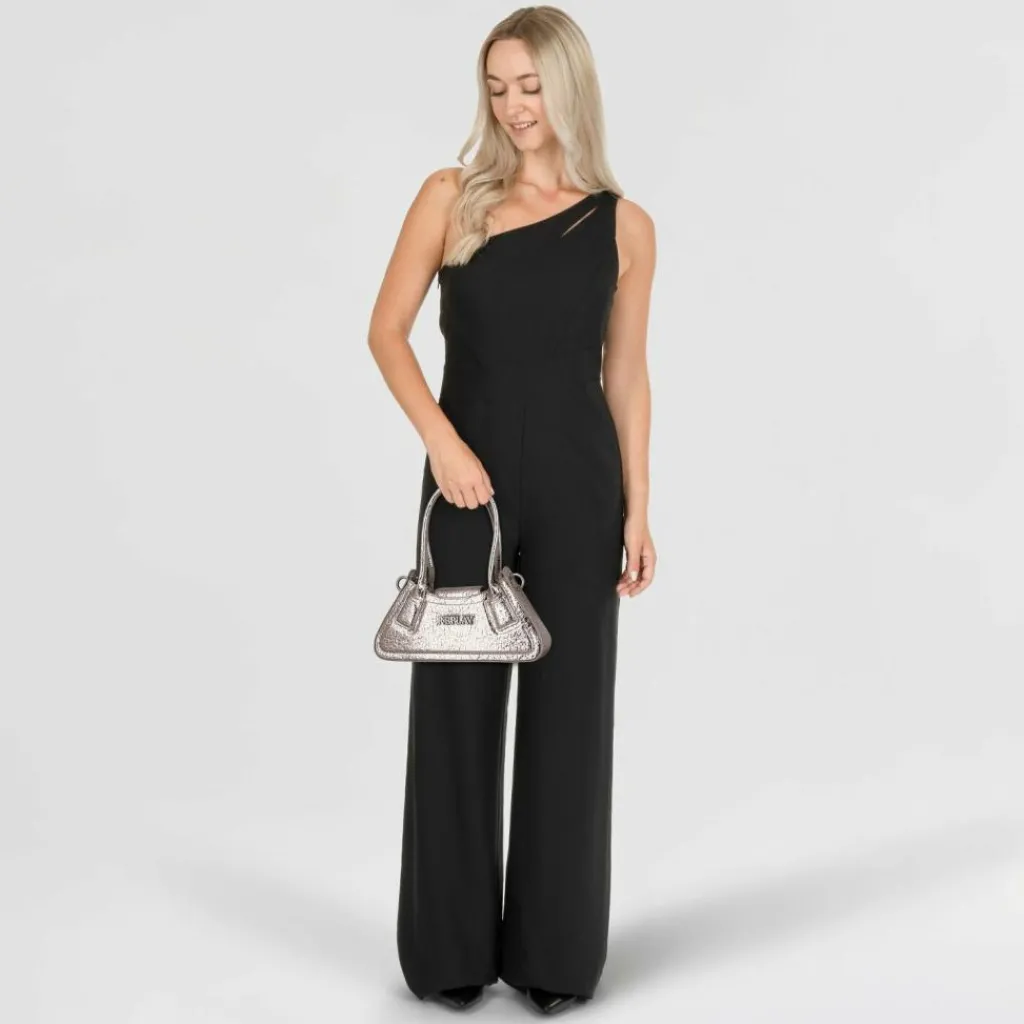 Hot Replay Handtasche 28 cm gun metal