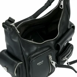 Replay Schultertaschen|Henkeltaschen<Schultertasche 26 cm black