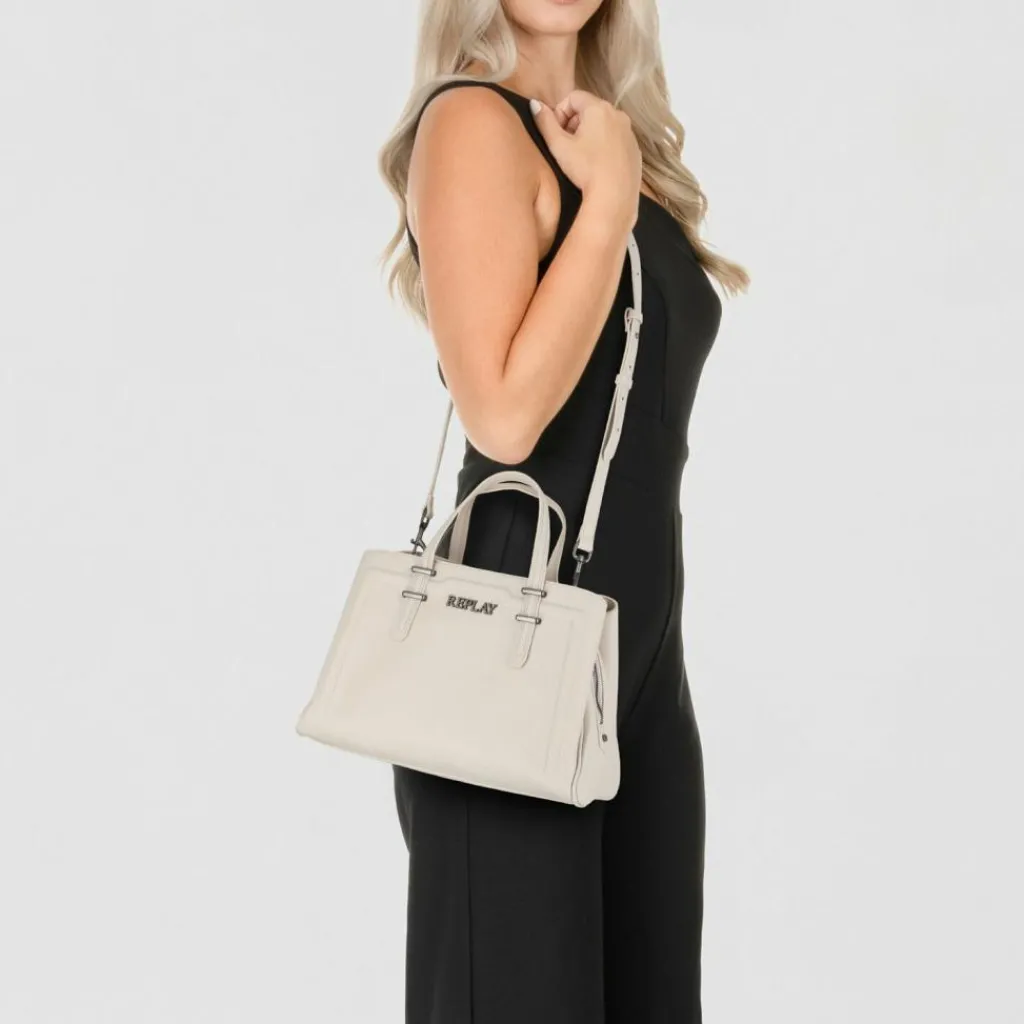 Outlet Replay Schultertasche 35 cm birch