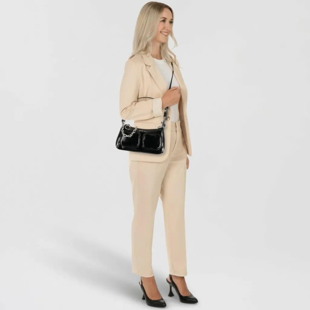 Replay Schultertaschen<Schultertasche 25.5 cm shiny black