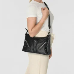 Replay Schultertaschen<Schultertasche 38 cm black