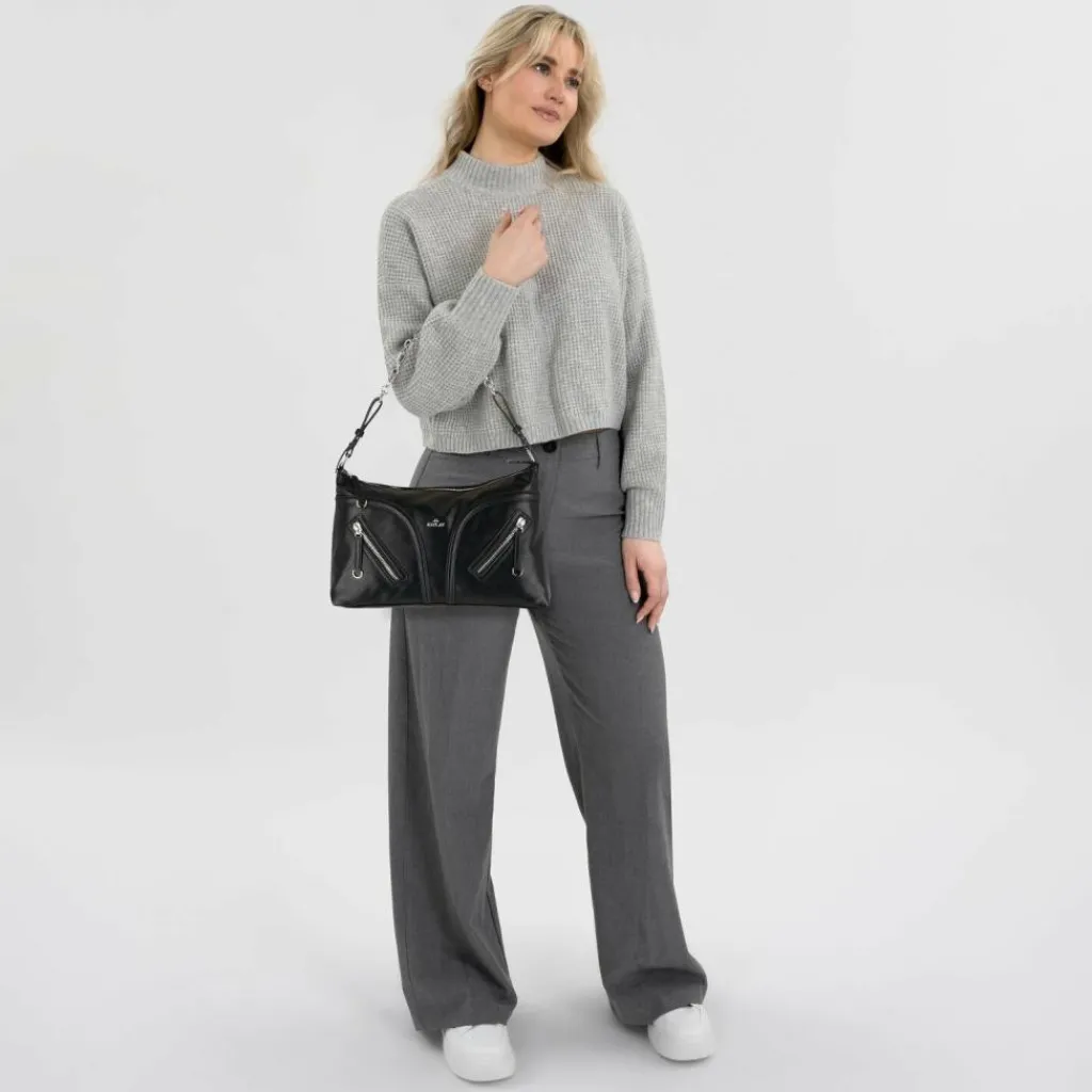 Replay Schultertaschen<Schultertasche 38 cm black